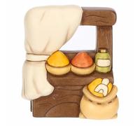 THUN - Banco de Especias de cerámica, 5,4 x 4,3 cm, Altura 7,9 cm, colección Belén Clásico