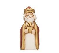 THUN Figura Pesebre re Mago Oro Navidad cerámica, Multicolor