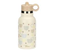 THUN - Botella térmica - Acero inoxidable, PP, silicona - Colección Baby Dolce Fattoria - Ø 7.2-18.7 cm h