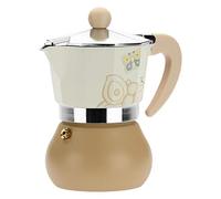 THUN - Cafetera moderna decorada con mariposas - Accesorios de cocina - Línea Elegance - Aluminio - 8 x 8 x 13 cm