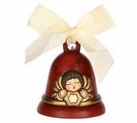 THUN - Campana de cerámica con ángel de cerámica, edición Limitada 2024, 7,1 x 7,1 cm, Altura 7,8 cm
