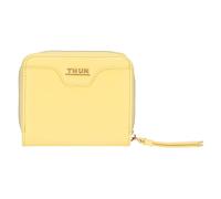 THUN Cartera pequeña Amarilla, Piel sintética, colección Sempre con Me, 11 x 3,5 x 9,5 cm