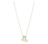 THUN - Collar con dos corazones - metal - Colección Dedicado a ti - 40 + 5 cm