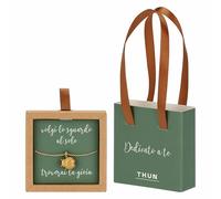 THUN - Collar con mariquita, latón y cerámica, 45 cm, colección Dedicato a Ti