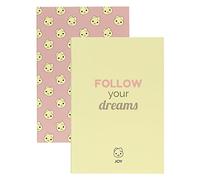 Thun - Juego de 2 Cuadernos Joy - Papel - 14,2 x 21 x 0,07 cm h