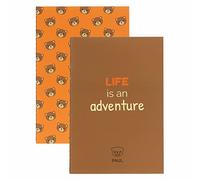 Thun - Juego de 2 cuadernos Teddy - Papel - 14,2 x 21 x 0,07 cm h