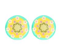 THUN Juego de 2 platos de postre de melamina Florianne Primavera