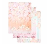 THUN - Juego de 3 paños de cocina Bloomia - Algodón - Colección Jardín de Primavera - 19x25x18 cm