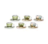 THUN - Juego de 6 Tazas de café Espresso con platillo, Vogliadi - Porcelana - información en Llegada