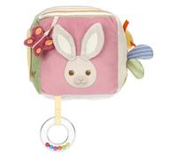 THUN - Juego de cubo de tela - Exterior: 97% poliéster, 2% algodón, relleno 100% poliéster + PE - Colección Baby Dolce Granja - 14 x 14 cm