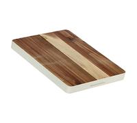 THUN LA Porcelana Blanca-Tabla de Cortar Madera 35,6 x 28 x 3 cm Libeccio