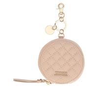THUN - Llavero redondo con cremallera, rosa - ecopiel - Colección Sempre conmigo - Ø 9 cm, 2 cm