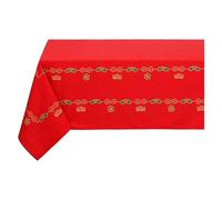 THUN, Mantel navideño de 10 - 12 plazas, 100% algodón, línea Deseos de Navidad, Idea de Regalo, 150 x 250 cm