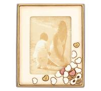 THUN - Marco de fotos con corazones - Accesorios para el hogar - Idea de regalo - Línea Hearts - Formato grande - Cerámica y cristal - 25 x 20,4 x 3 h cm