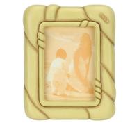 THUN - Marco de Fotos Twist, Mediano - cerámica, Vidrio, Inserto de Madera de Pino - Colección Jardín de Primavera - 15 x 2.8 x 19.4 cm