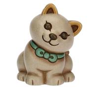 THUN - Mini Gato Momi - cerámica - Colección Jardín de Primavera - 4.8 x 4.8 x 5.9 cm