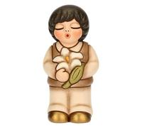 THUN - Niño con Lirio - Cerámica - Colección Bombonera - 3.5 x 3 x 7 cm