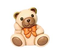 THUN Oso Teddy Aldo Medio con Lazo Naranja, Multicolor, único