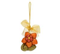 THUN Pascua 2023 - Adornos de Pascua - Flor de cerámica Decorada a Mano, línea Pascua Fabulosa, 4,1 x 2,4 x 4,8 cm