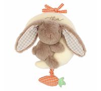 THUN - Peluche musical cuna - Exterior: 97% poliéster, 3% algodón, relleno 100% poliéster + ABS - Colección Baby Dolce Granja - 27 x 17 cm