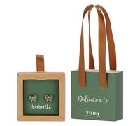 THUN - Pendientes pin con lazo verde