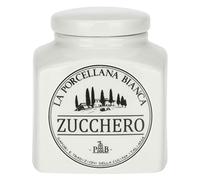 THUN Porcellana Conserva Contenedor de azúcar cubierto de porcelana, 17 onzas en caja de regalo