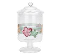 THUN Porta caramelos, pequeño cristal borosilicato-colección jardín de primavera-28,5 x 15 x 15 cm