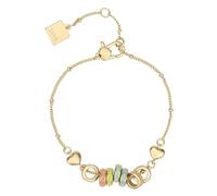 THUN - Pulsera con anillos esmaltados - metal, vidrio, resina - Colección dedicada a ti - 16 + 3 cm