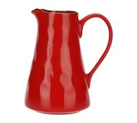 THUN Rose & Tulipanes, Jarra Grande de Color Coral de cerámica con Borde Dorado, línea Concerto, Capacidad 1,7 L