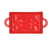 Thun Rose & Tulipani - Bandeja para horno (cerámica, 29 x 6 cm, 15 cm de profundidad), diseño de coral