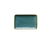 THUN ROSE & TULIPANI - Bandeja rectangular 20x13 cm Concierto Azul Avio