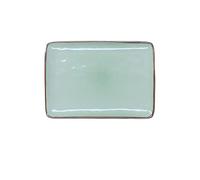 THUN ROSE & TULIPANI - Bandeja rectangular (27 x 19 cm), color verde
