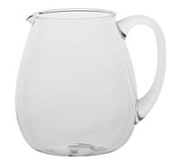 Rosas y tulipanes - Jarra de acrílico de 2,5 litros, color transparente, lavable en lavavajillas