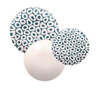 THUN Rose & TULIPANI - Juego de 18 Platos Sea Stones
