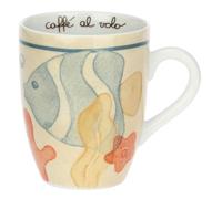 THUN, Taza de porcelana de la línea Mare da Amare, tazas y platos, idea regalo para la cocina, diámetro 8,5 cm, 300 ml de capacidad