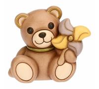 THUN - Teddy Primavera con Molinillo, pequeño - cerámica - Colección Jardín de Primavera - 9.2 x 6.2 x 8.5 cm