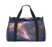 Thunder Landscape - Bolsa de mano plegable de gran capacidad para escapadas de fin de semana en avión