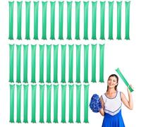 Thunder Sticks Noise Maker - 40 piezas de palitos de porristas, juguetes para animar | Juego de palos inflables para animar, para eventos, juegos, fiestas, festivales, competiciones, conciertos, celeb