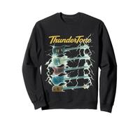 Thunder Tone Lightning Guitarra Amante Músicos Eléctricos Rock Sudadera