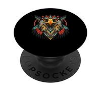 Thunderbird Eagle Native American Tribal Art PopSockets PopGrip Adhesivo