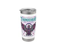 Thunderbird Espíritu del Noroeste Nativo Americano Gráfico Vaso térmico de acero inoxidable de doble pared