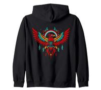 Thunderbird Native American Tribal Art Niños Nativos para Niños Sudadera con Capucha