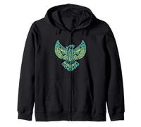 Thunderbird Nativo Americano Indio Arte Tribal Hombres Indígenas Sudadera con Capucha