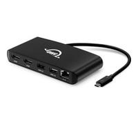 Thunderbolt 3 mini Dock Alámbrico Negro, Estación de acoplamiento negro, Alámbrico, Thunderbolt 3, 1000 Mbit/s, Negro, 40 Gbit/s, Aluminio
