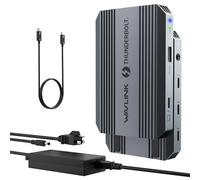 Thunderbolt 4 Dock, WAVLINK USB C Hub con doble pantalla 4K @ 60 Hz, 100 W Power Delivery, USB-A 3.2 Gen 2, para MacBook Pro/Air M1 M2 M3, Thunderbolt 4/3 portátil