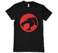 Thundercats Licenciado Oficialmente Logo Hombres Camiseta (Negro), X-Large