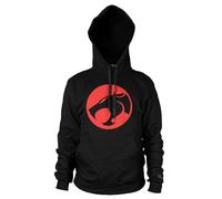 Thundercats Licenciado Oficialmente Logo Sudaderas con Capucha (Negro), Large