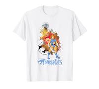 Thundercats Lion-O and The Sword of Omens Camiseta, Hombre, Blanco, 4XL