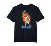 Thundercats Lion-O and The Sword of Omens Camiseta, Hombre Tallas Grandes, Negro, 6X Alto