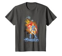 Thundercats Lion-O and The Sword of Omens Camiseta, Niños, Asfalto, 12 años